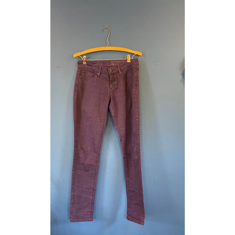 Levi’s Demi Curve Skinny Stretch Jeans – Purple Size 25 x 32